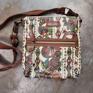 SAKROOTS PEACE CROSSBODY OWLS BOHO